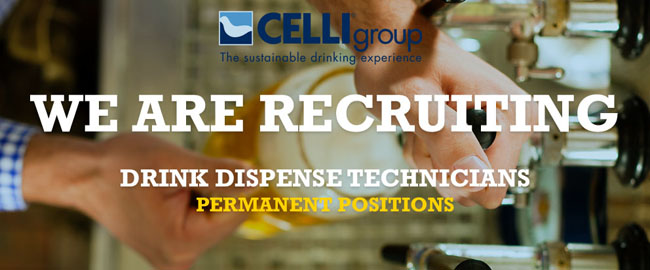 T&J Celli drinks dispense engineers recruitment small
